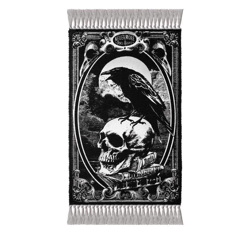 Alchemy - Poe's Raven Rug - Black
